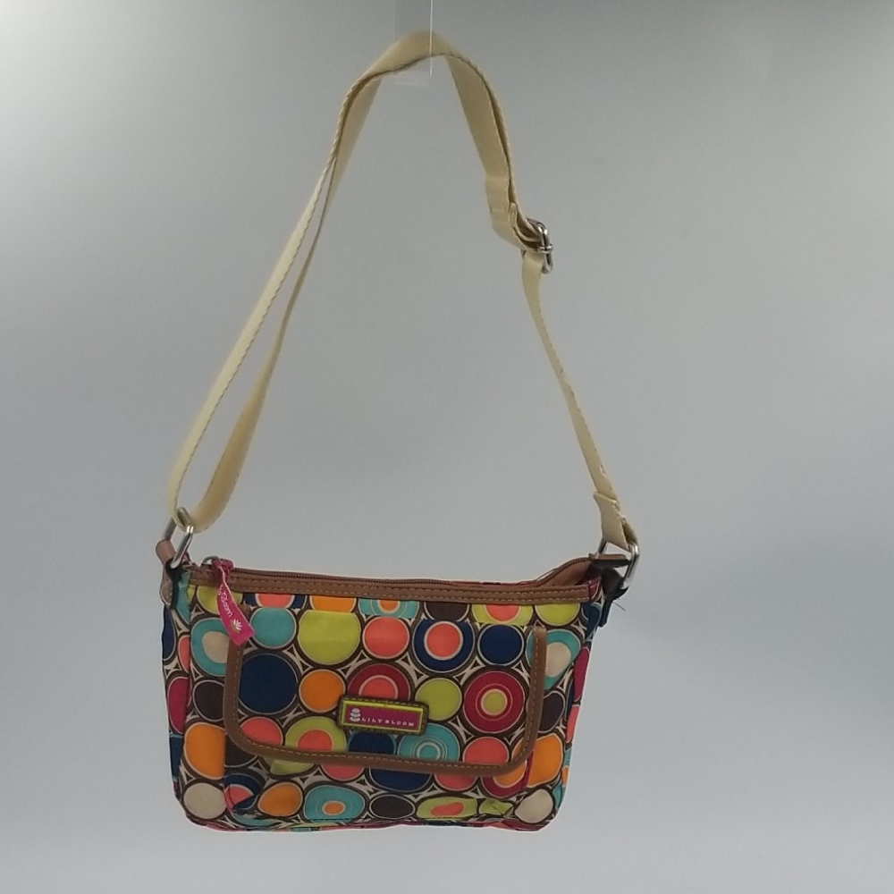Lily Bloom Multicolor Retro Circle Crossbody Bag - image 2
